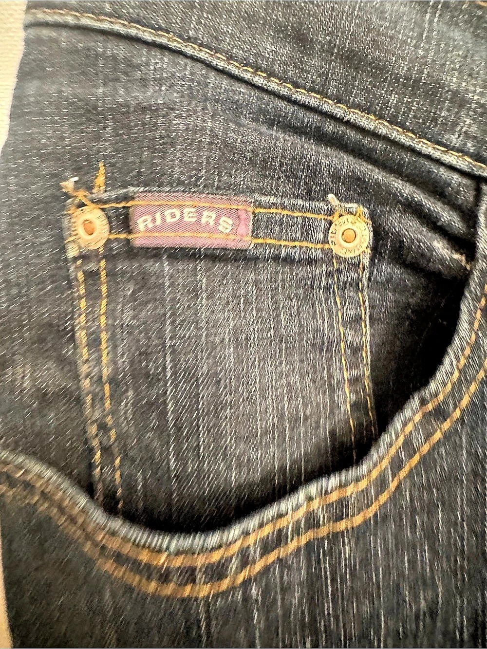 17/18 w Riders by Lee Classic Bootcut Jeans Women's Waist 16 Petite Blue - Picture 9 of 11